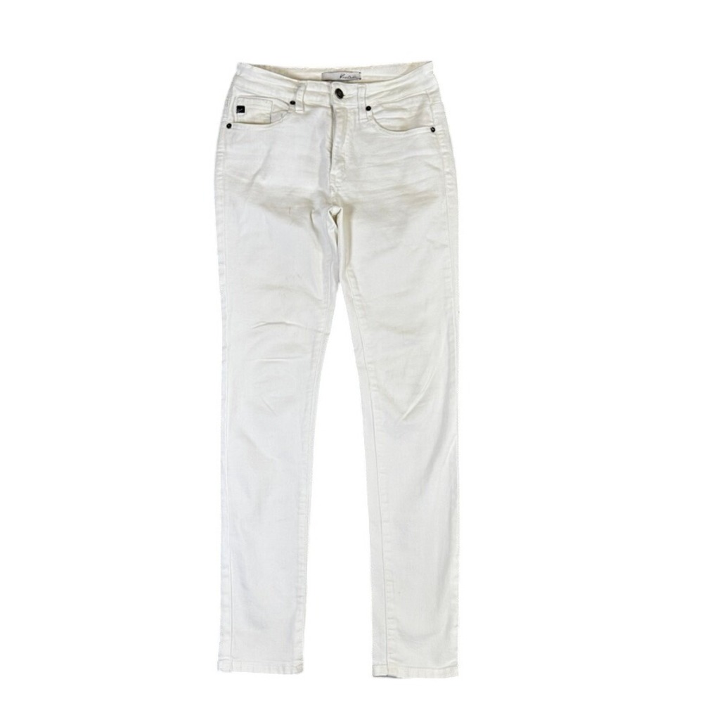 KanCan Los Angeles White Skinny Jeans High Rise Slim Fit Denim Pants 5